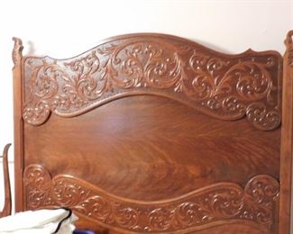 Detail of Carved Bed 
