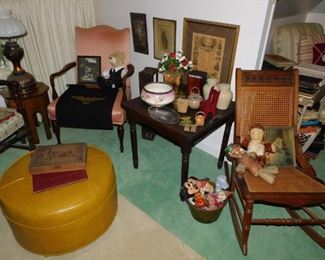 Rockers, Tables, Armchairs and Prints 