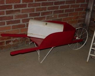 FUN flower cart/wheel barrow 
