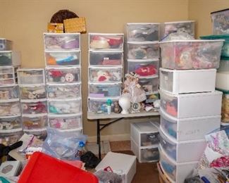 View of the craft room