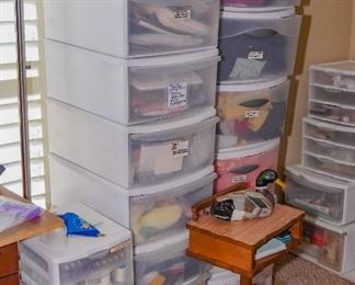 View of the craft room