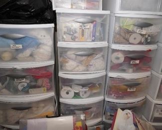 View of the craft room