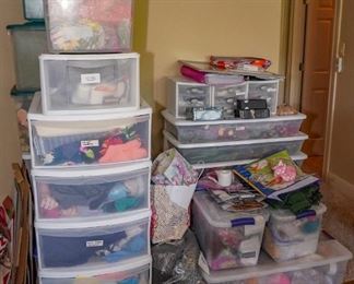 View of the craft room