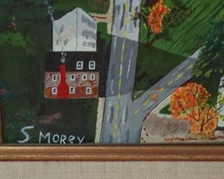Artwork signed S. Morey