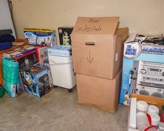 Karaoke machine and other items new in the box