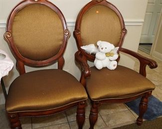 China cabinet and dining table with chairs