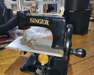 Vintage Singer toy sewing machine