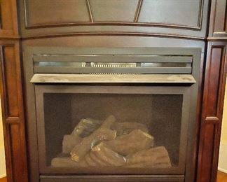 Pleasant Hearth Vent Free Gas Dual Fuel  Firplace with Remote 
