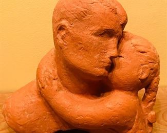 Father & Daughter Sculpture