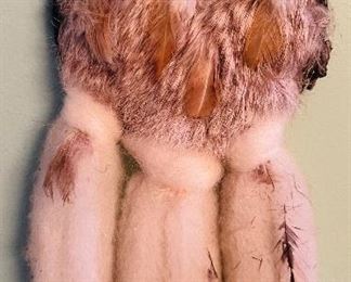 Cool Native American Dressing made of Leather, Fur & Feathers 