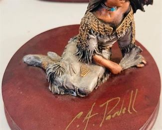 Legends Fine Art Sculpture
    “Indian Maiden”
Signed by C.A. Pardell
    
