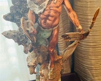 Legends Sculpture 
 The Second Release Mystical Quest
      “Hunter’s Quest”
Signed by Dan Medina