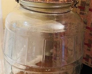 Large Vintage Pickle Jar 
   Great for Rice or Dog Treats🐶🐶🐶