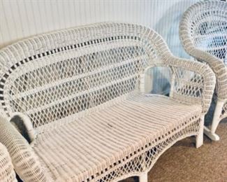 Beautiful Wicker Setee