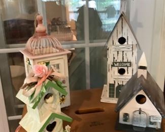 Collection of birdhouses