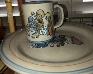 Nativity Plate and Mug