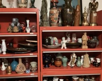 Wonderful collection of pottery, vases, figurines & more!