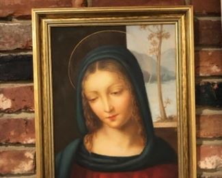 Beautiful antique original framed oil painting, signed