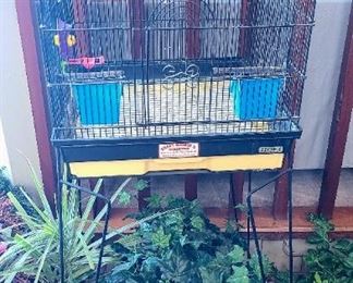 Bird cage with all accessories 