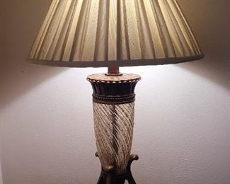 Smoky glass lamp