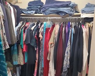 Women's clothes and jeans
