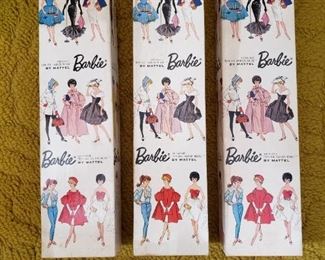 ORIGINAL (not reproduction) Barbie boxes from the 1960s (dolls not included)
