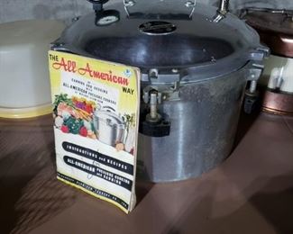 Vintage All American Cast Aluminum Pressure Cooker Canner