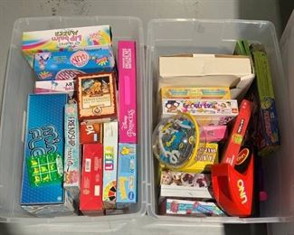 Two Totes full of Board Games for Family Night