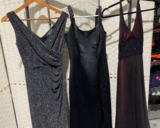 Womens Nearly Black Evening Dress Lot