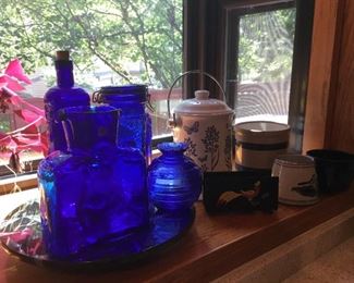 Colbalt Blue Glassware