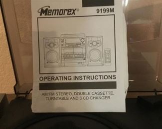 Memorex 9199M Operating Instructions