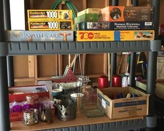 Puzzels, Candle Holders, Candles