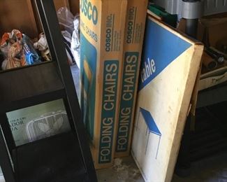 Cosco Folding Chairs 2 per box, Folding Table