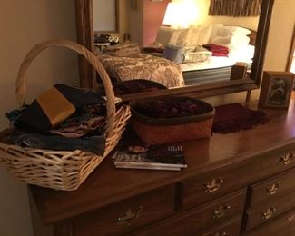 Basket of Scarves