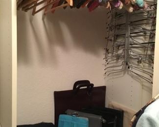 Hangers, Brief Case, Clutches, Folded sweater poncho