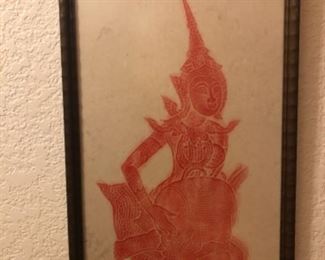 Thai Temple Rubbing Art