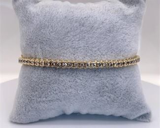 3++CT Fine Diamond Tennis Bracelet 14k Gold