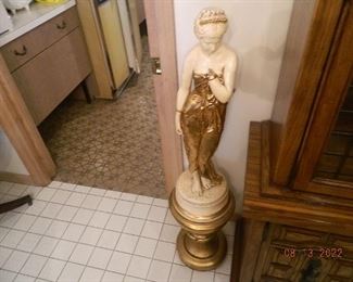 statue and pedestal