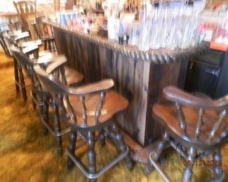 portable bar w/6 stools