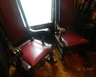 vintage highback rockers