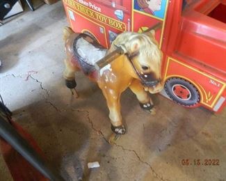 vintage riding horse