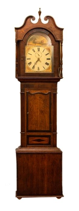 493 Antique Grandfather Clock 