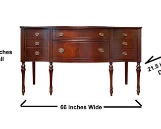 496b Bowfront Sideboard