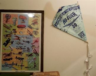 Hi-Flier Kite - Airplane Poster