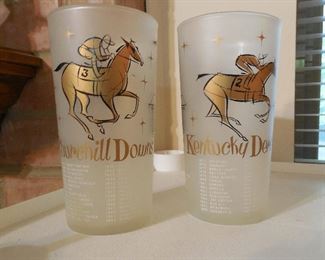 1957 Kentucky Derby Glasses