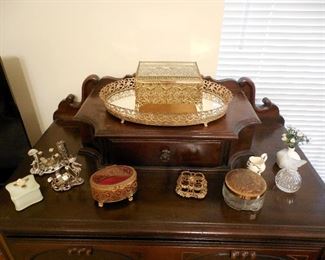 Dresser Top Decor and Jewelry Boxes