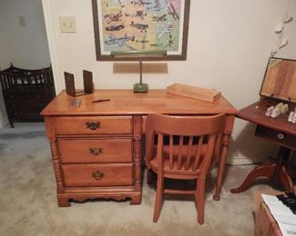 Maple Desk with Chair