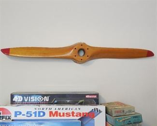 Vintage Sensenich 44" Wooden Propeller