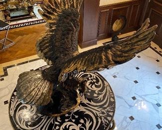 Spectacular Bronze Eagle with 5' wingspan