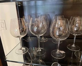 Riedel red wine glasses